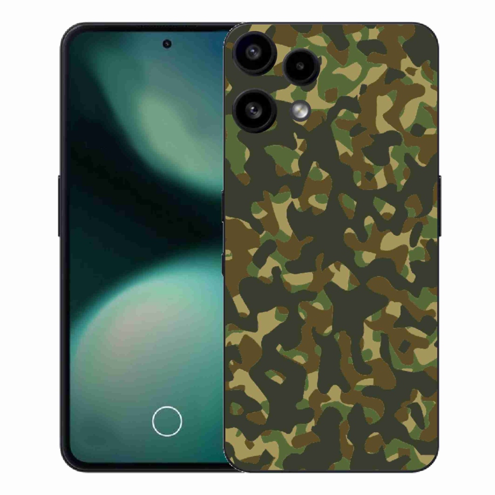 Gélový kryt mmCase na Nothing Phone (3a) Lite - maskáčový vzor 1