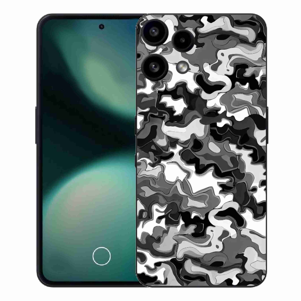 Gélový kryt mmCase na Nothing Phone (3a) Lite - maskáčový vzor 3