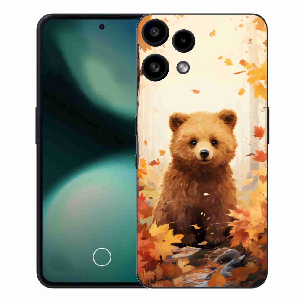 Gélový kryt mmCase na Nothing Phone (3a) Lite - medveď v lese