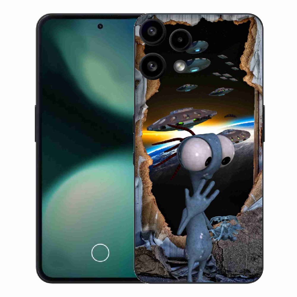 Gélový kryt mmCase na Nothing Phone (3a) Lite - mimozemšťan