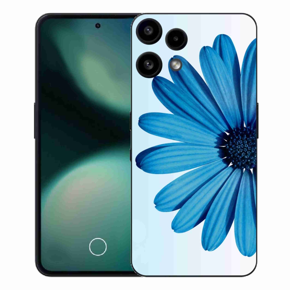 Gélový kryt mmCase na Nothing Phone (3a) Lite - modrá margaréta