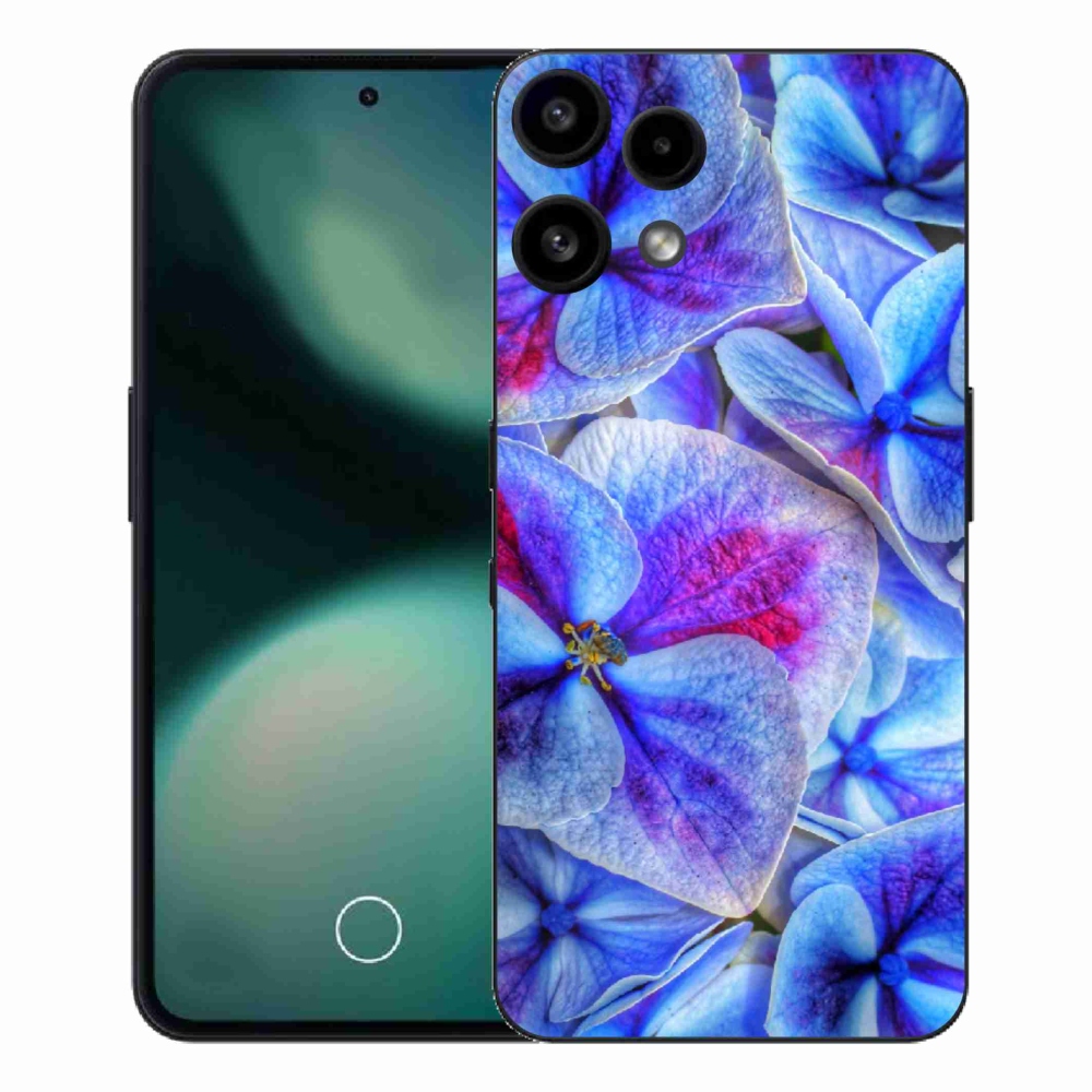 Gélový kryt mmCase na Nothing Phone (3a) Lite - modré kvety 1