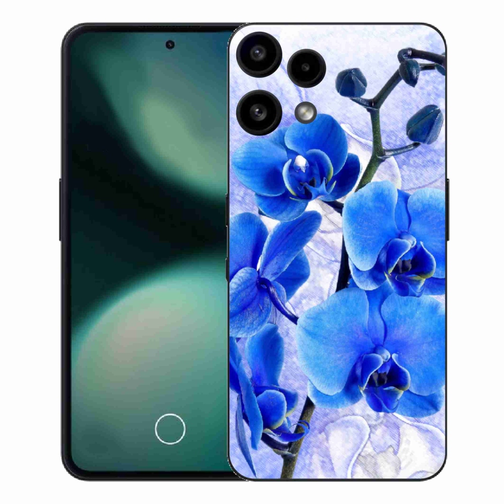 Gélový kryt mmCase na Nothing Phone (3a) Lite - modré kvety