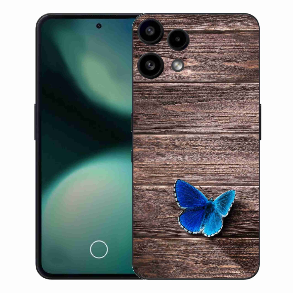 Gélový kryt mmCase na Nothing Phone (3a) Lite - modrý motýľ 1