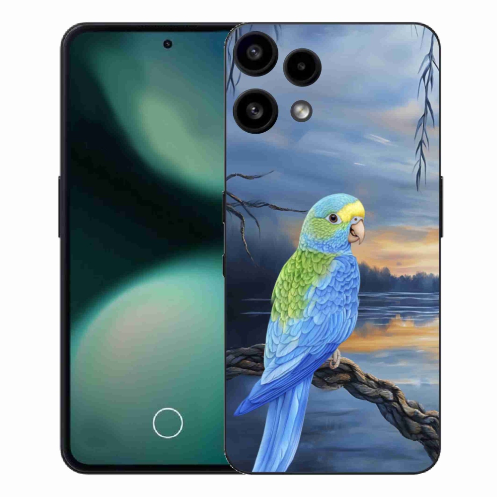 Gélový kryt mmCase na Nothing Phone (3a) Lite - modrý papagáj