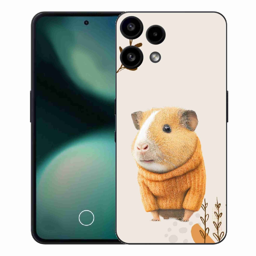 Gélový kryt mmCase na Nothing Phone (3a) Lite - morča vo svetri