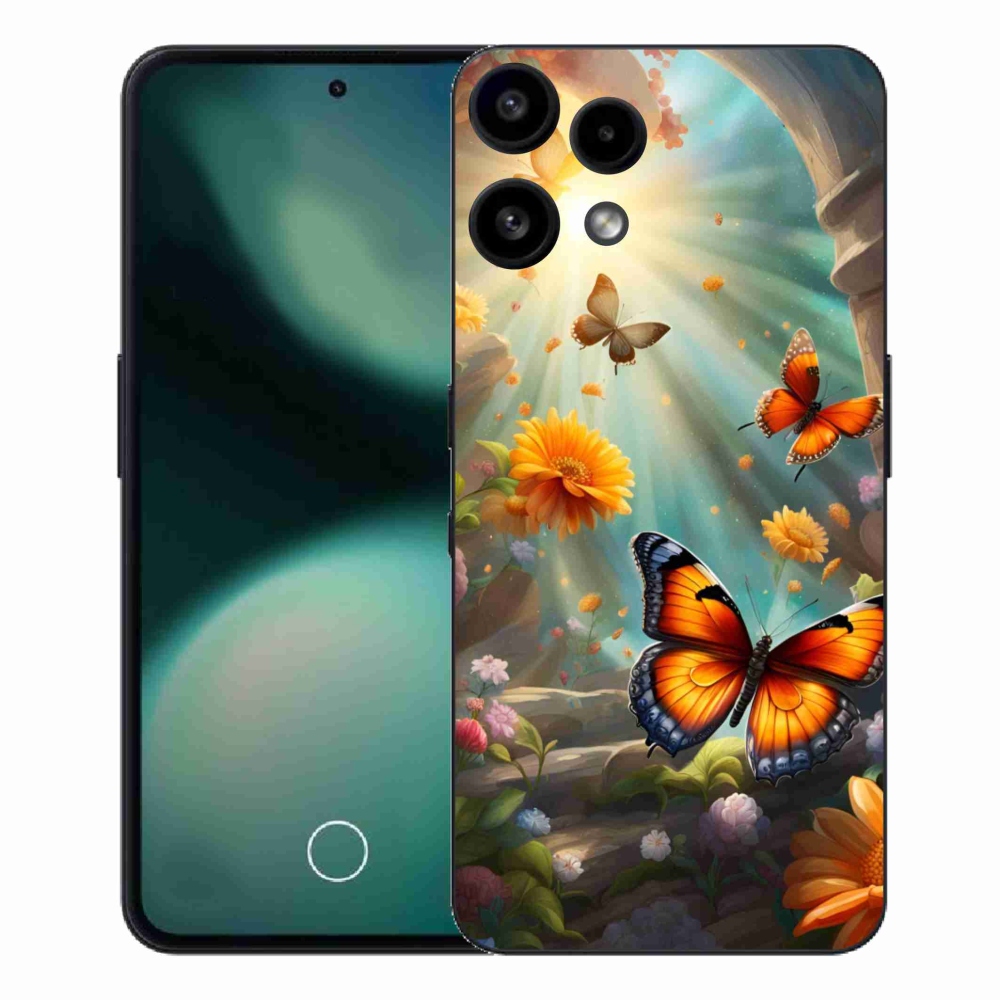 Gélový kryt mmCase na Nothing Phone (3a) Lite - motýlia záhrada 2