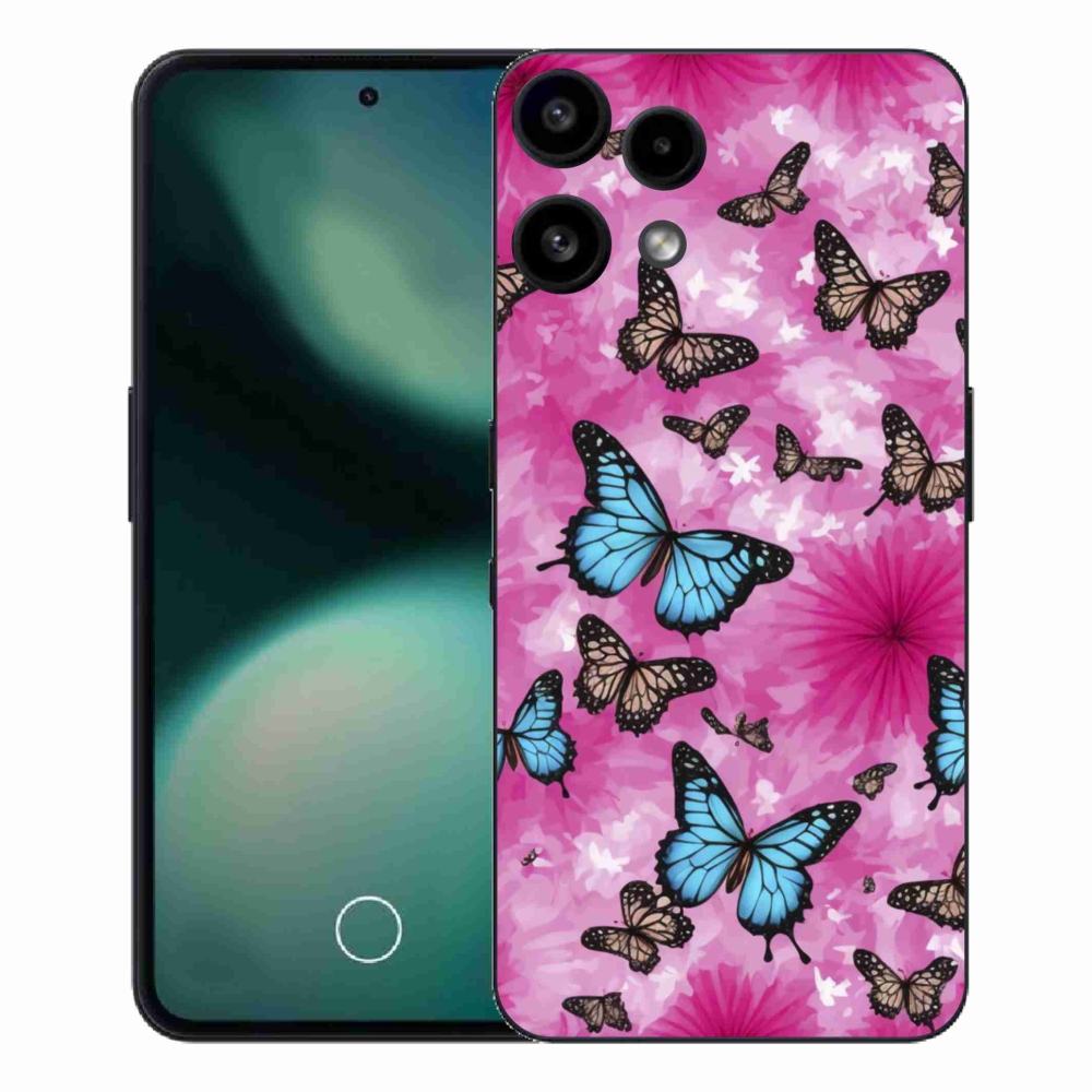 Gélový kryt mmCase na Nothing Phone (3a) Lite - motýlia záhrada
