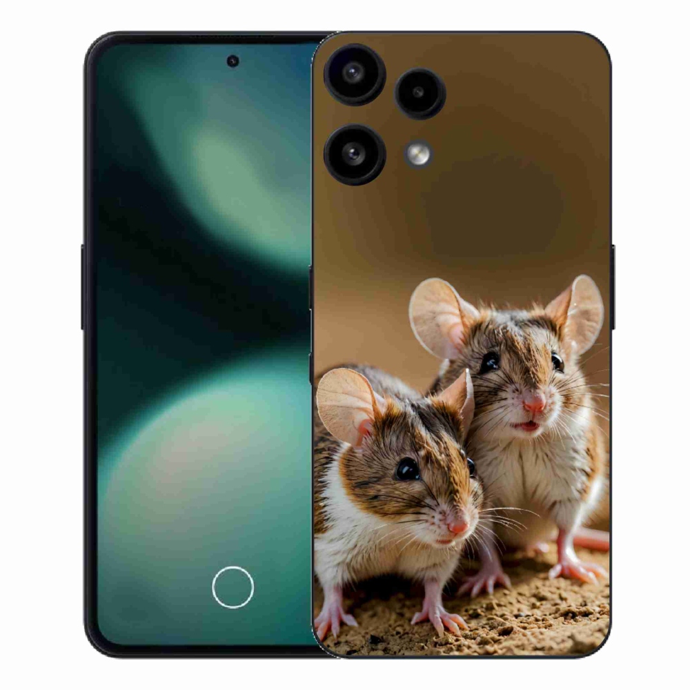 Gélový kryt mmCase na Nothing Phone (3a) Lite - myší duo