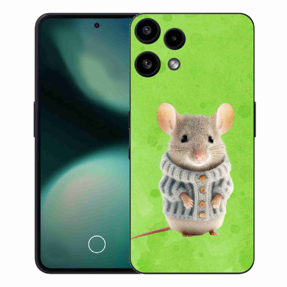 Gélový kryt mmCase na Nothing Phone (3a) Lite - myška vo svetri