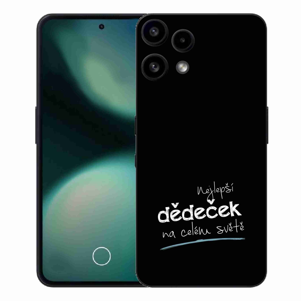 Gélový kryt mmCase na Nothing Phone (3a) Lite - najlepší starý otec 3 čierne pozadie