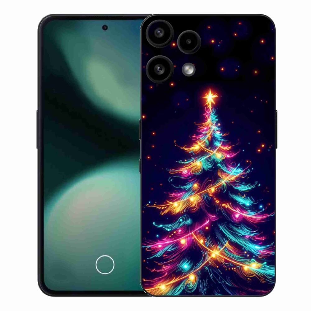 Gélový kryt mmCase na Nothing Phone (3a) Lite - neónový vianočný stromček