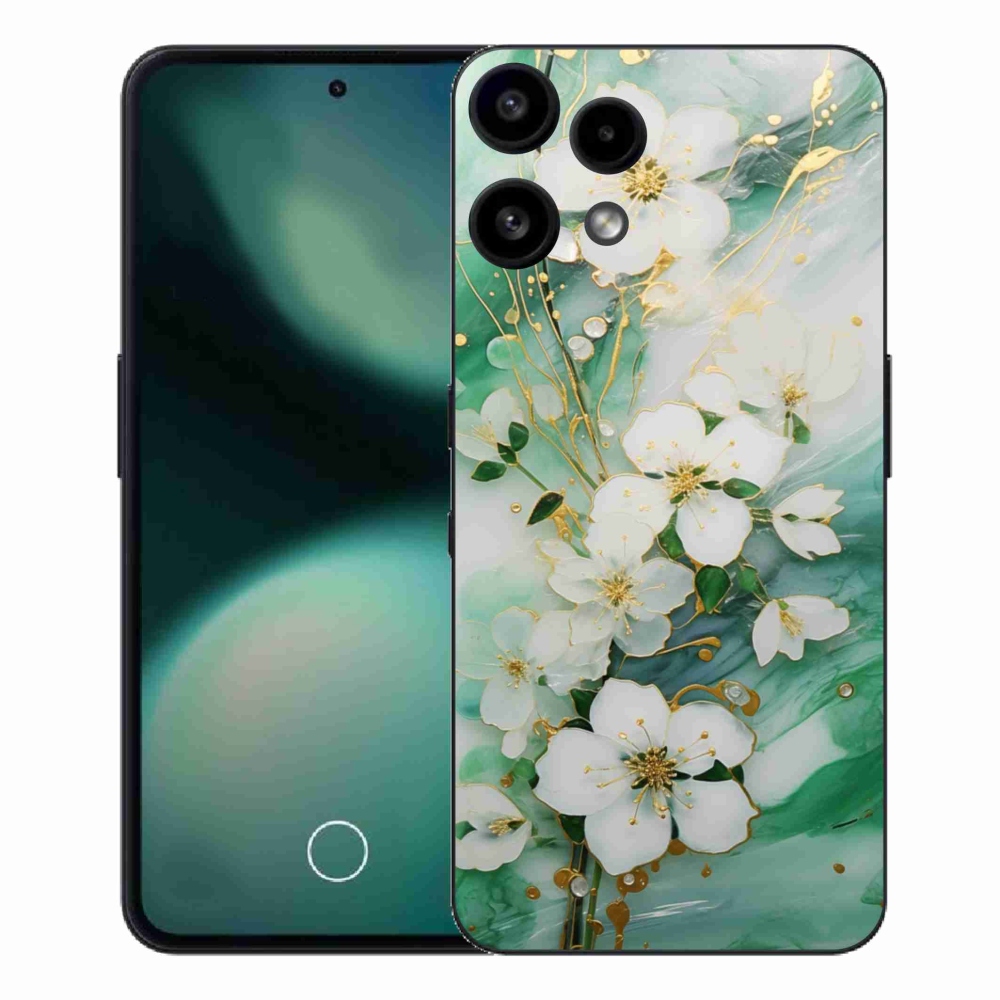 Gélový kryt mmCase na Nothing Phone (3a) Lite - nežné kvety