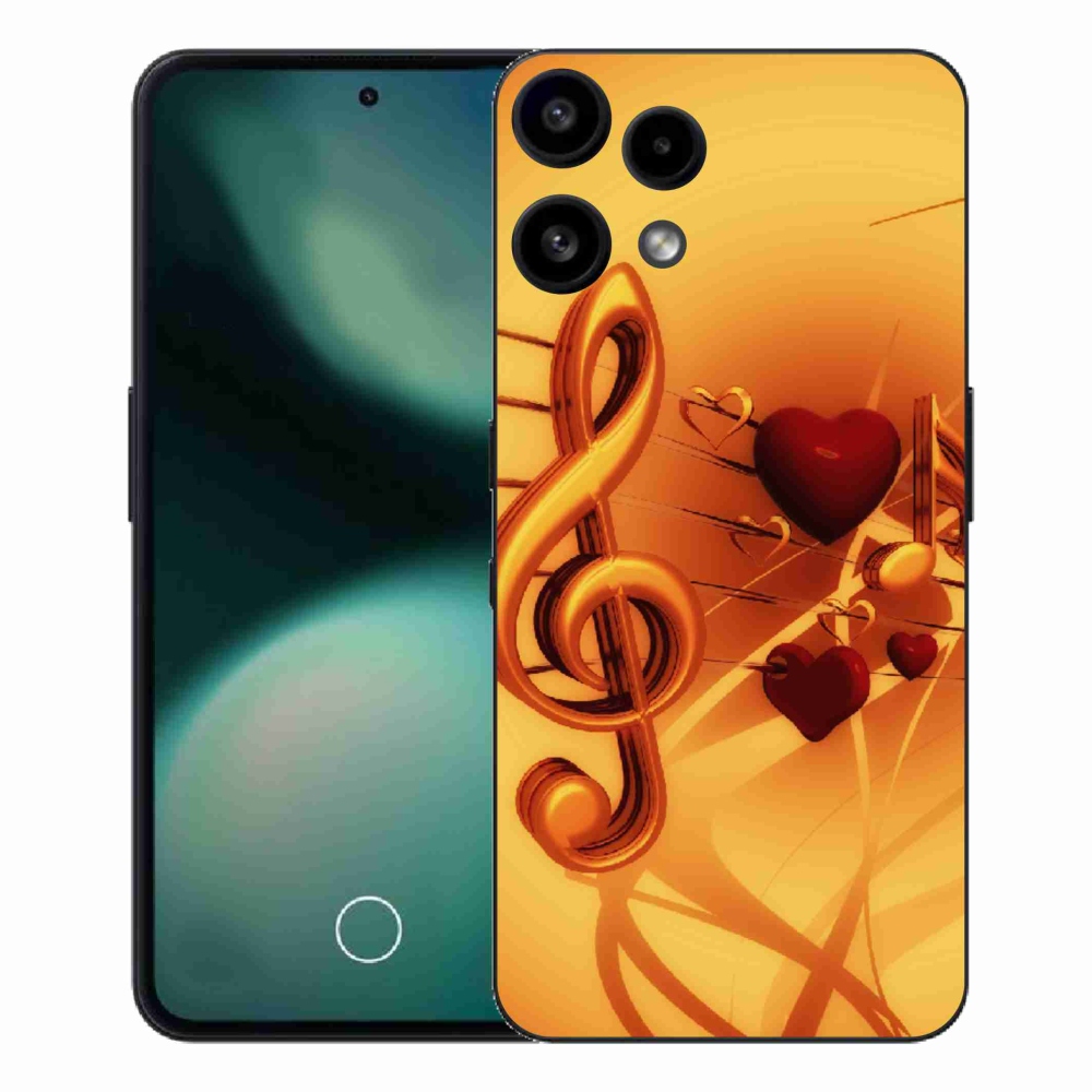 Gélový kryt mmCase na Nothing Phone (3a) Lite - noty