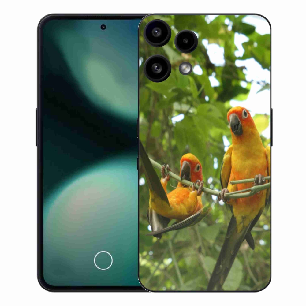Gélový kryt mmCase na Nothing Phone (3a) Lite - papagáje aratingy
