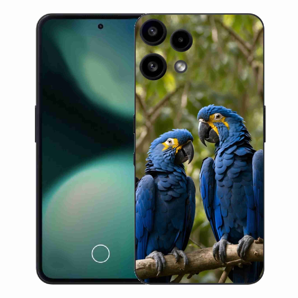 Gélový kryt mmCase na Nothing Phone (3a) Lite - papagájové duo