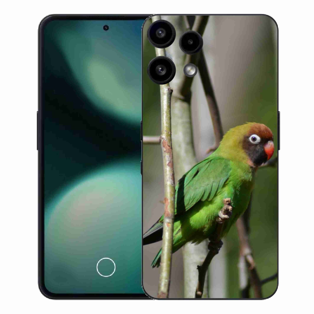 Gélový kryt mmCase na Nothing Phone (3a) Lite - papagáj agapornis