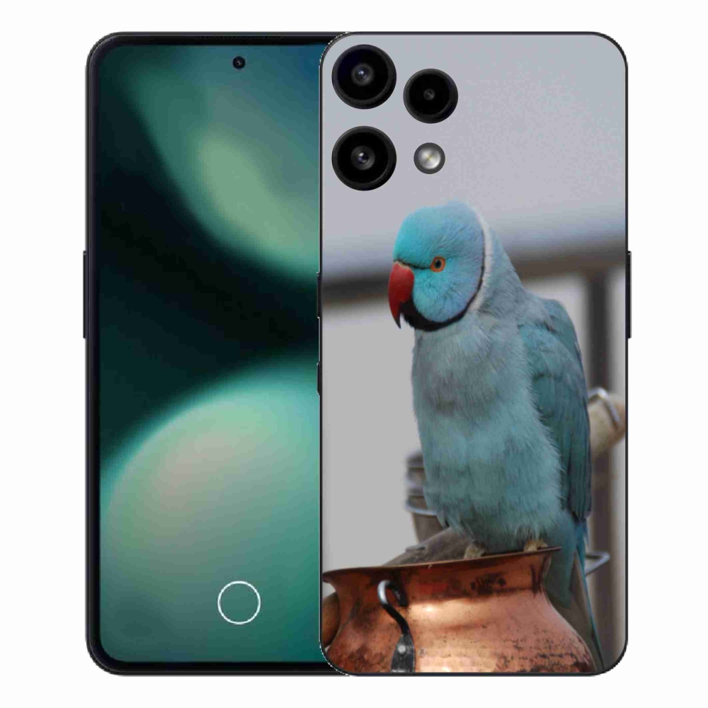 Gélový kryt mmCase na Nothing Phone (3a) Lite - papagáj alexander modrý