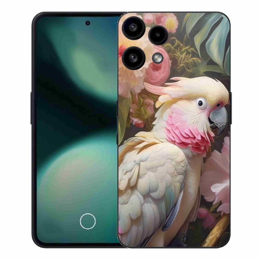 Gélový kryt mmCase na Nothing Phone (3a) Lite - papagáj kakadu ružový 2