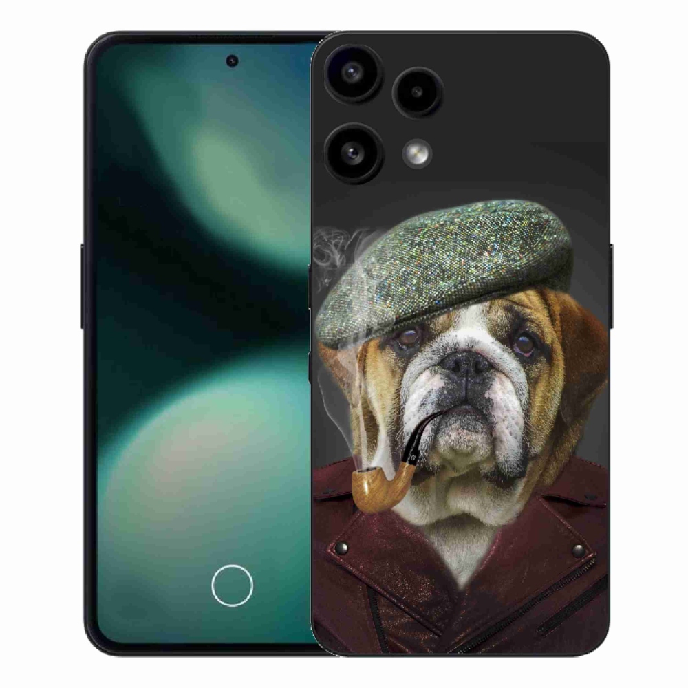 Gélový kryt mmCase na Nothing Phone (3a) Lite - pes s fajkou