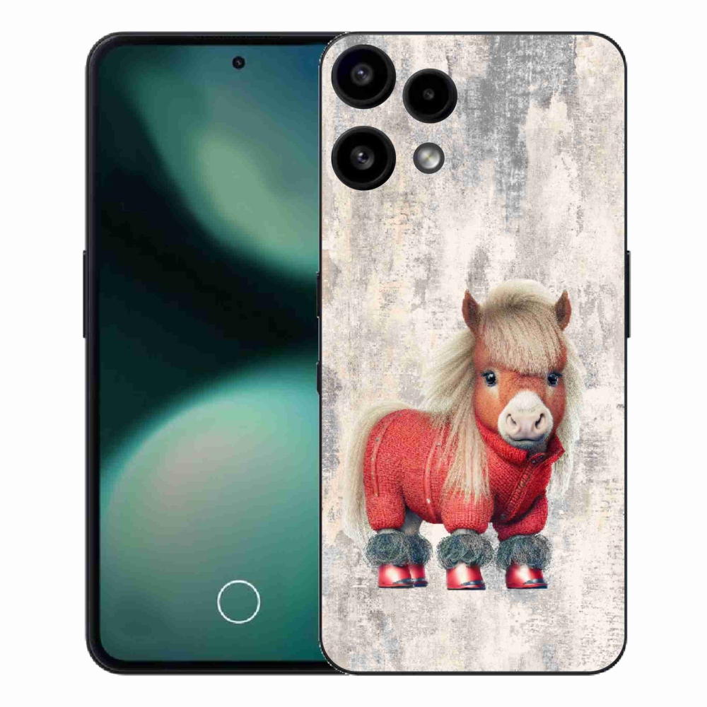 Gélový kryt mmCase na Nothing Phone (3a) Lite - poník vo svetri