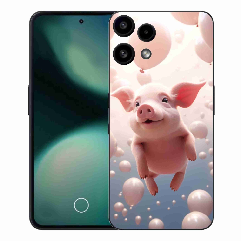 Gélový kryt mmCase na Nothing Phone (3a) Lite - prasiatko s balónikmi