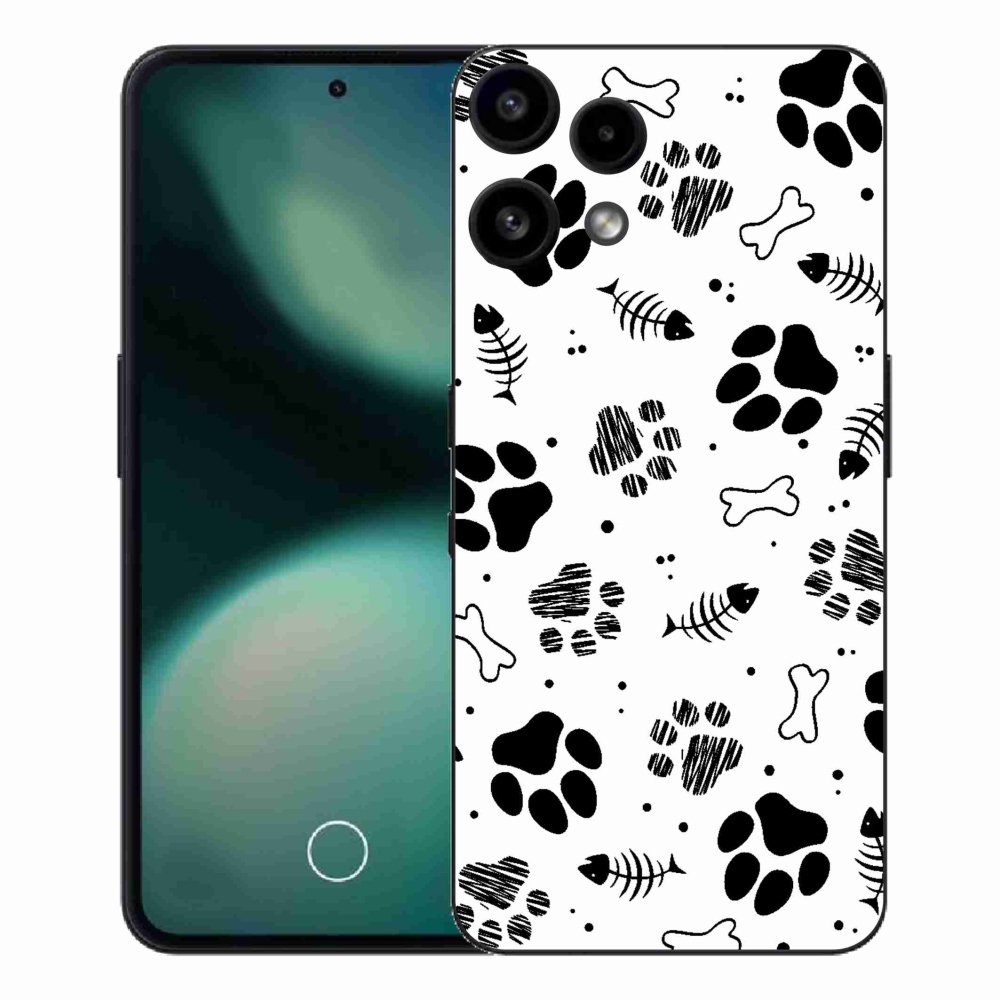 Gélový kryt mmCase na Nothing Phone (3a) Lite - psie labky 1