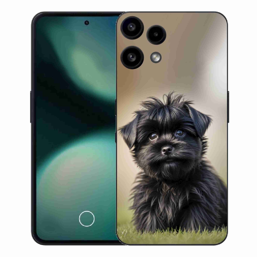 Gélový kryt mmCase na Nothing Phone (3a) Lite - roztomilý čierny psík