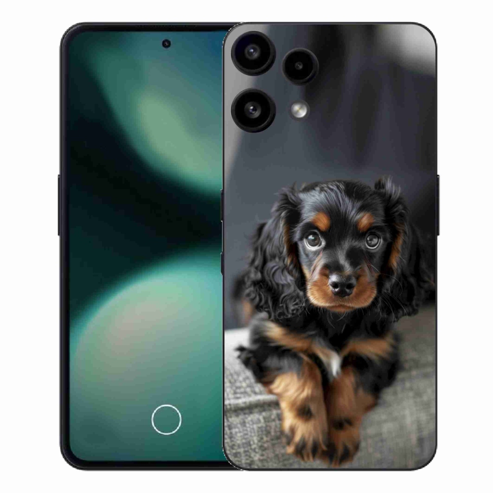 Gélový kryt mmCase na Nothing Phone (3a) Lite - roztomilý dlhosrstý jazvečík
