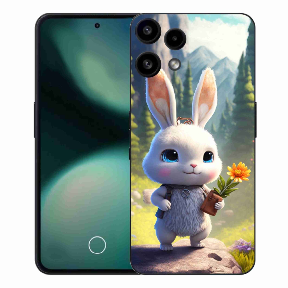 Gélový kryt mmCase na Nothing Phone (3a) Lite - roztomilý zajačik