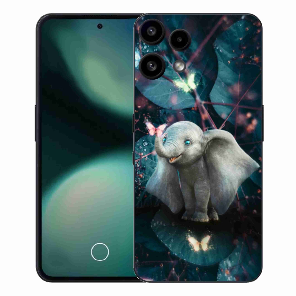Gélový kryt mmCase na Nothing Phone (3a) Lite - roztomilý slon