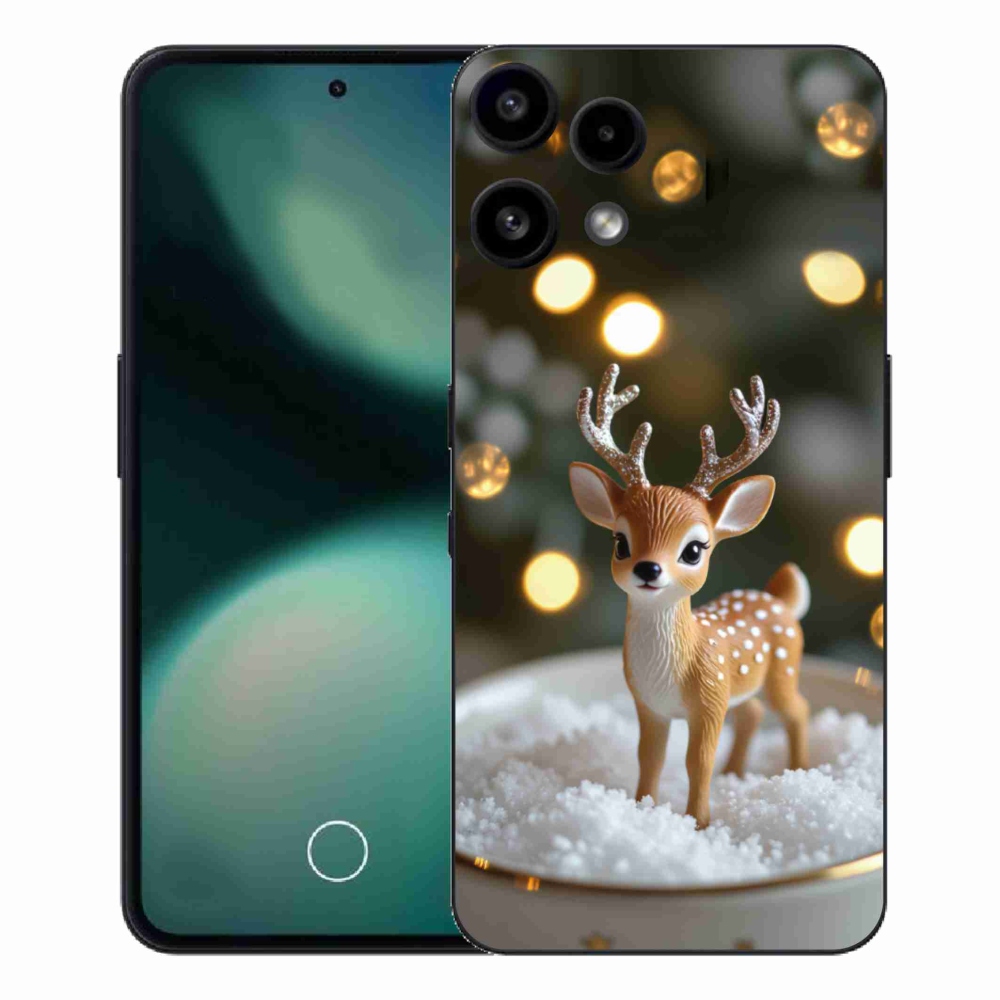 Gélový kryt mmCase na Nothing Phone (3a) Lite - roztomilý vianočný jeleň