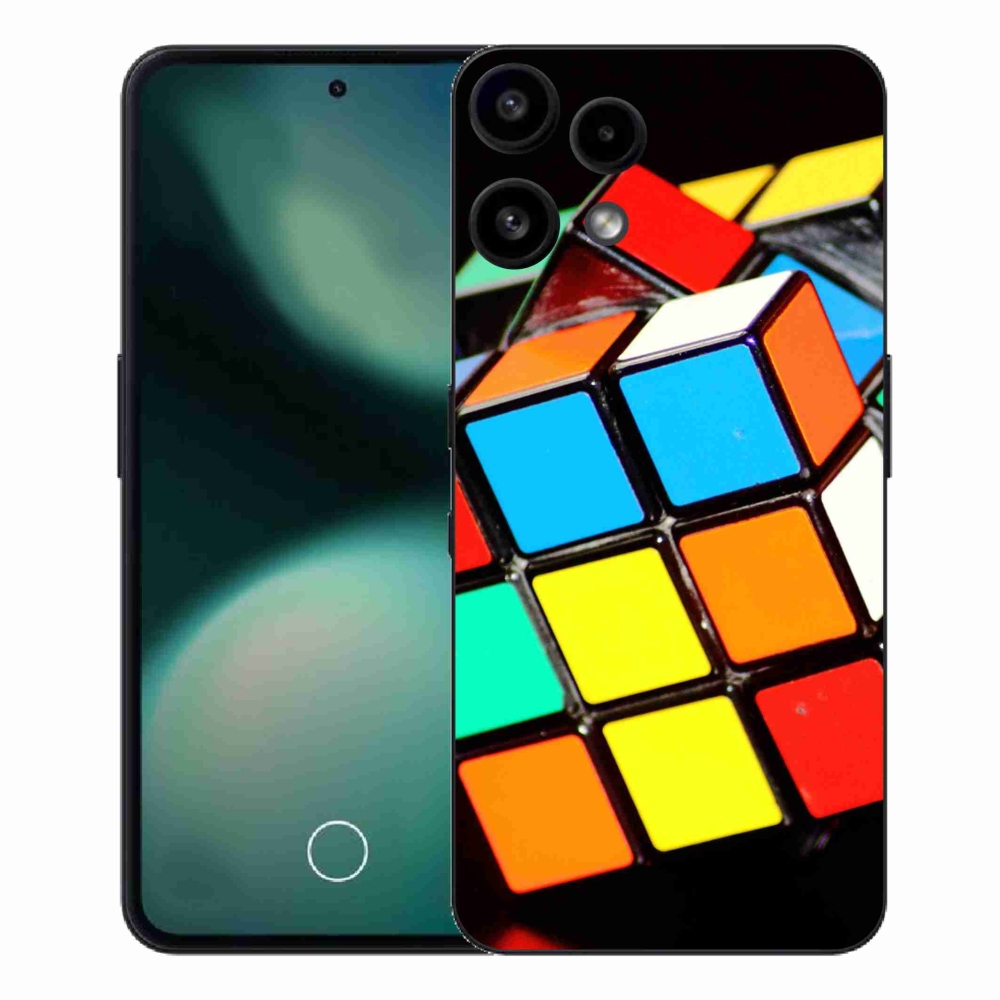 Gélový kryt mmCase na Nothing Phone (3a) Lite - rubikova kocka