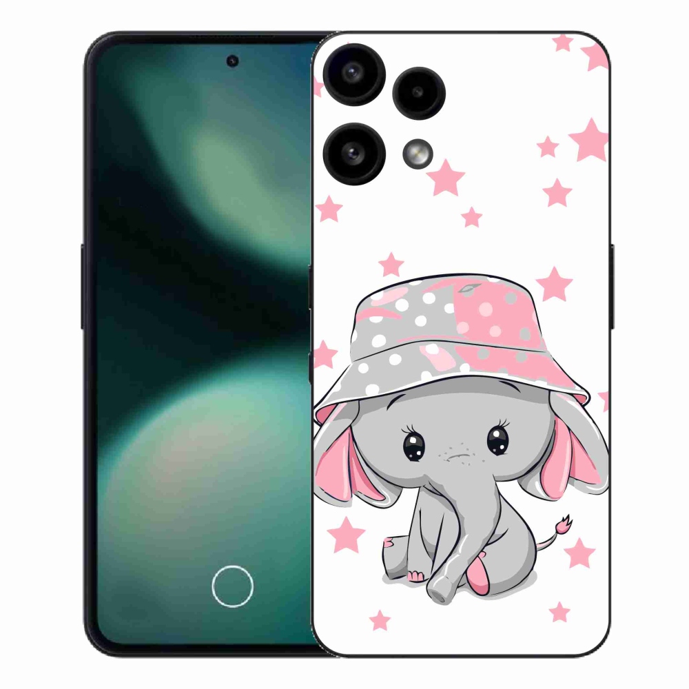 Gélový kryt mmCase na Nothing Phone (3a) Lite - ružový slon