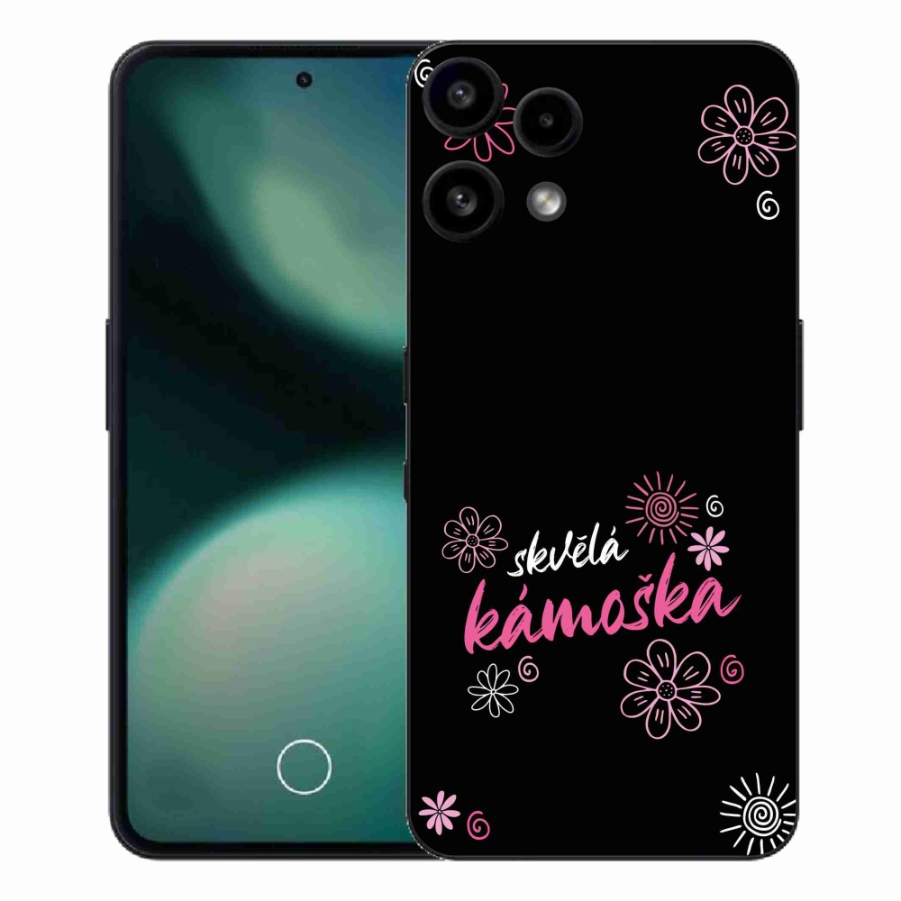 Gélový kryt mmCase na Nothing Phone (3a) Lite - skvelá kamoška čierne pozadie