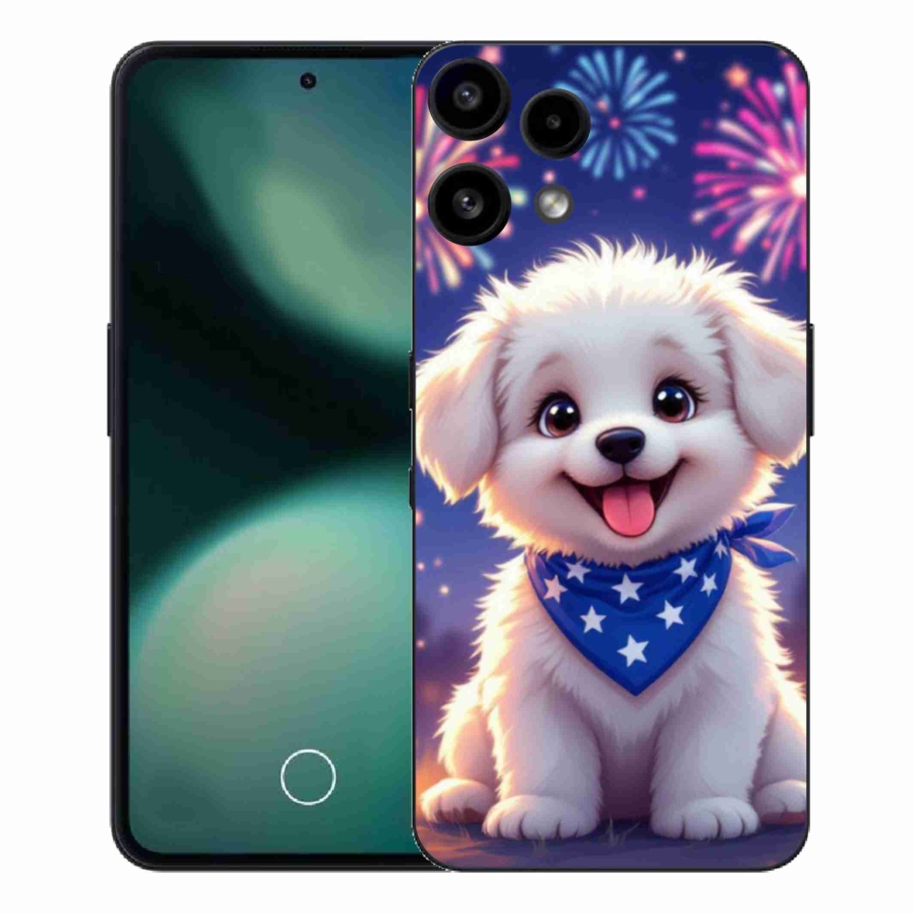 Gélový kryt mmCase na Nothing Phone (3a) Lite - slávnostné šteňa