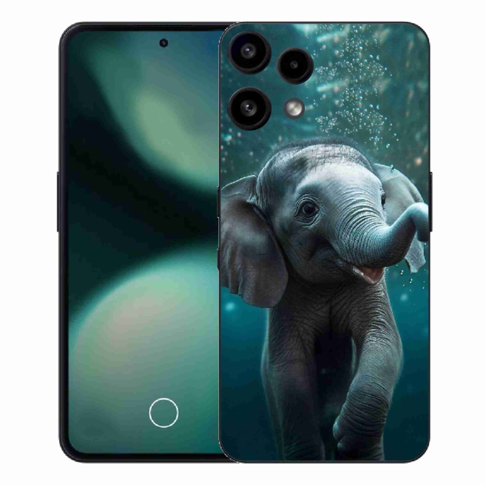 Gélový kryt mmCase na Nothing Phone (3a) Lite - sloník pod vodou