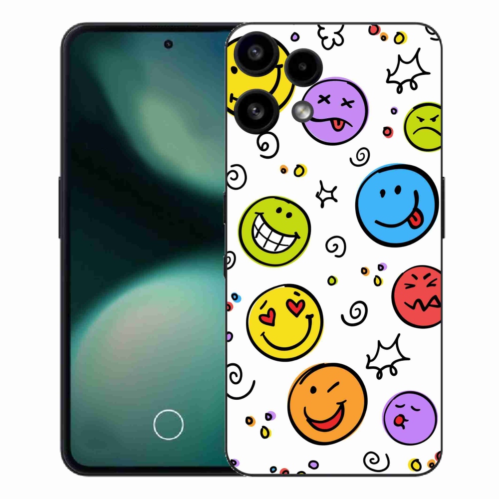 Gélový kryt mmCase na Nothing Phone (3a) Lite - smajlíci