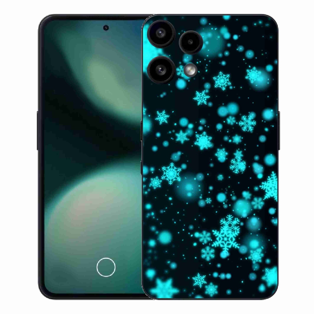 Gélový kryt mmCase na Nothing Phone (3a) Lite - snehové vločky 1