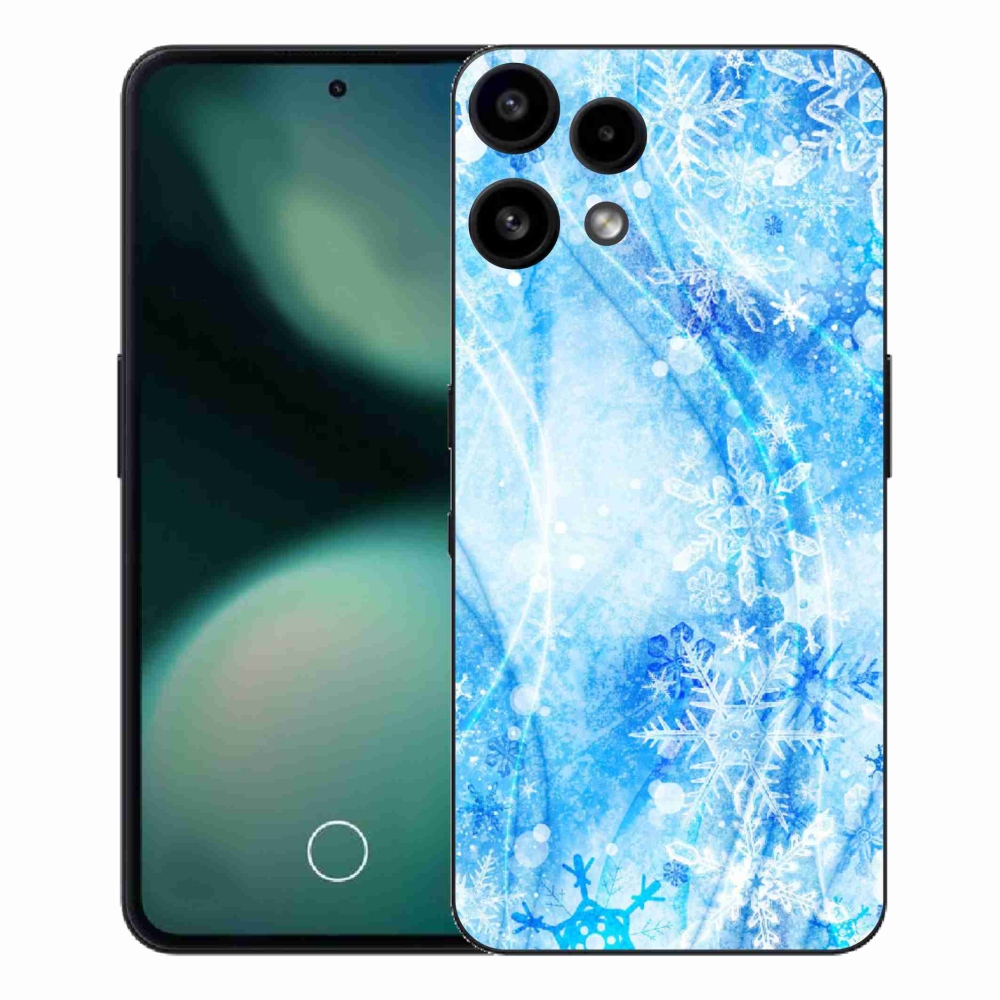 Gélový kryt mmCase na Nothing Phone (3a) Lite - snehové vločky