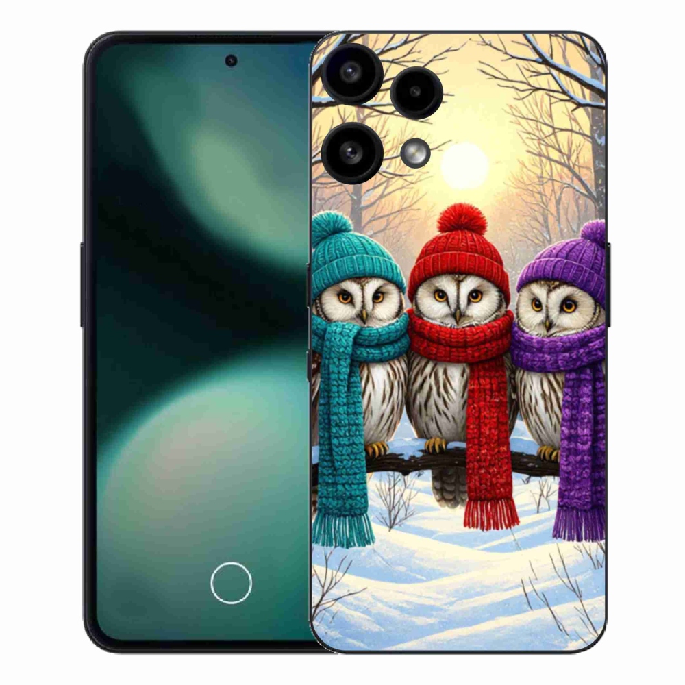 Gélový kryt mmCase na Nothing Phone (3a) Lite - soví priatelia