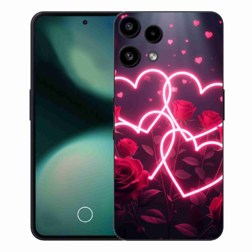 Gélový kryt mmCase na Nothing Phone (3a) Lite - srdce lásky