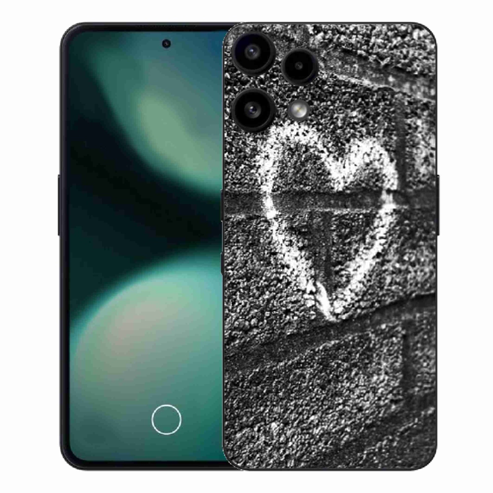 Gélový kryt mmCase na Nothing Phone (3a) Lite - srdce na stene