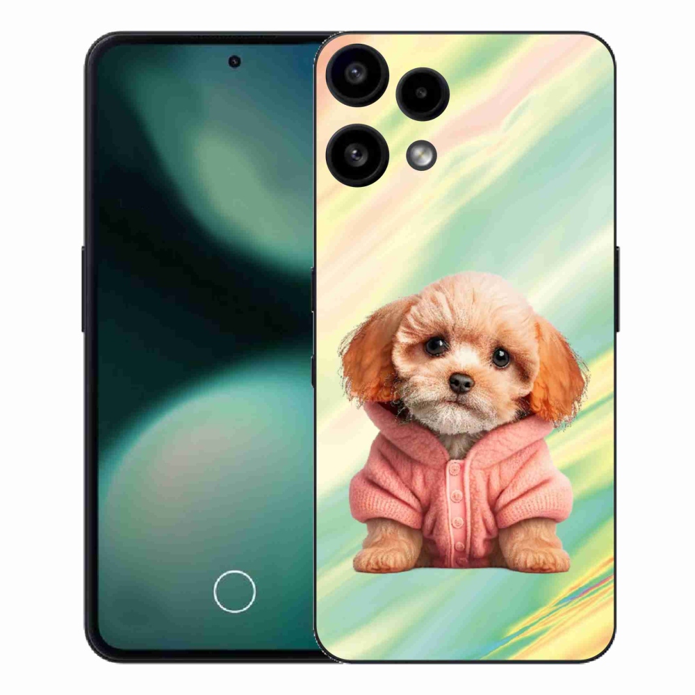 Gélový kryt mmCase na Nothing Phone (3a) Lite - šteňa vo svetri