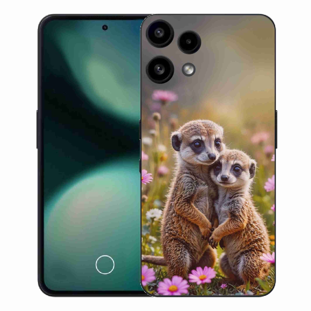 Gélový kryt mmCase na Nothing Phone (3a) Lite - surikatí duo
