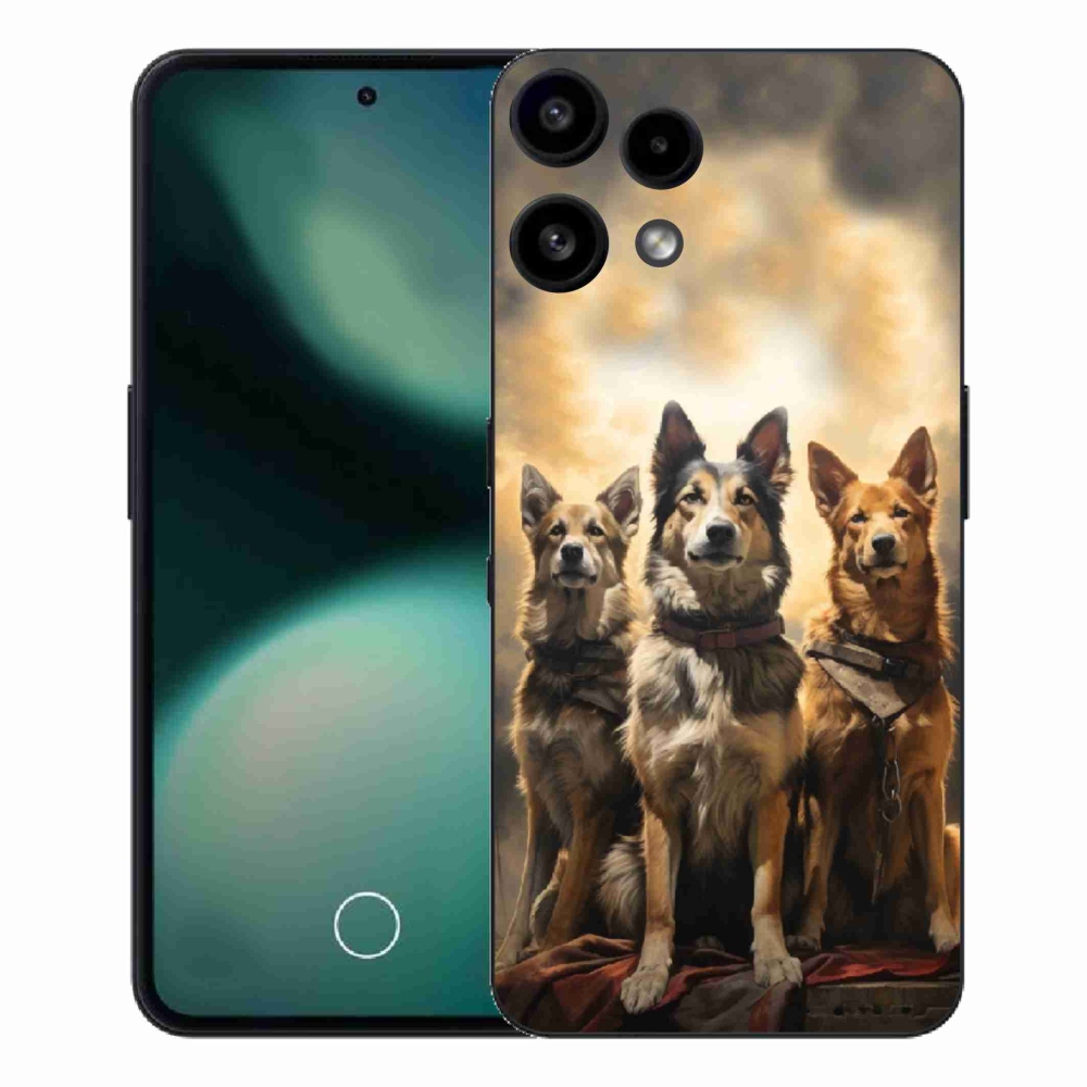 Gélový kryt mmCase na Nothing Phone (3a) Lite - tri psy