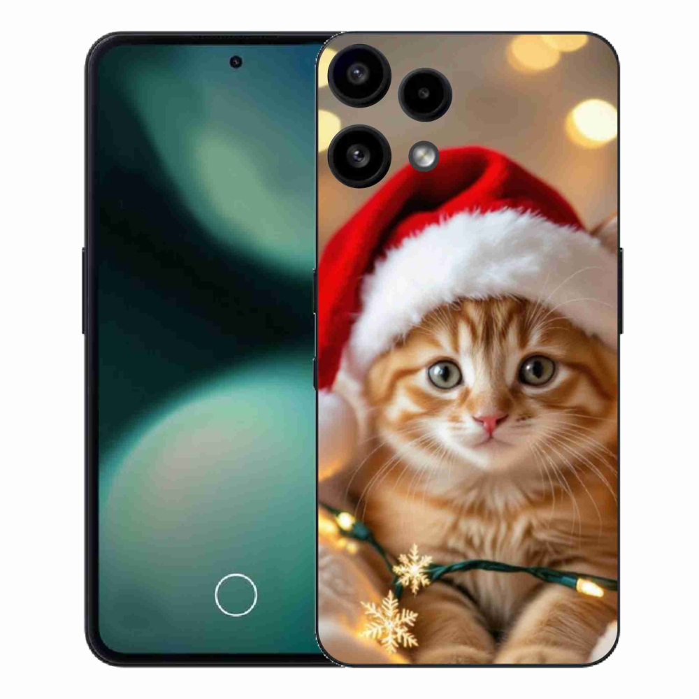 Gélový kryt mmCase na Nothing Phone (3a) Lite - vianočné mačiatko