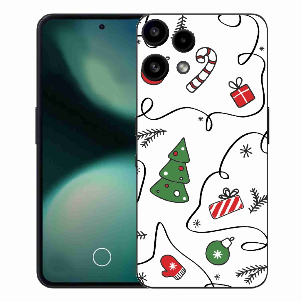 Gélový kryt mmCase na Nothing Phone (3a) Lite - vianočné motívy