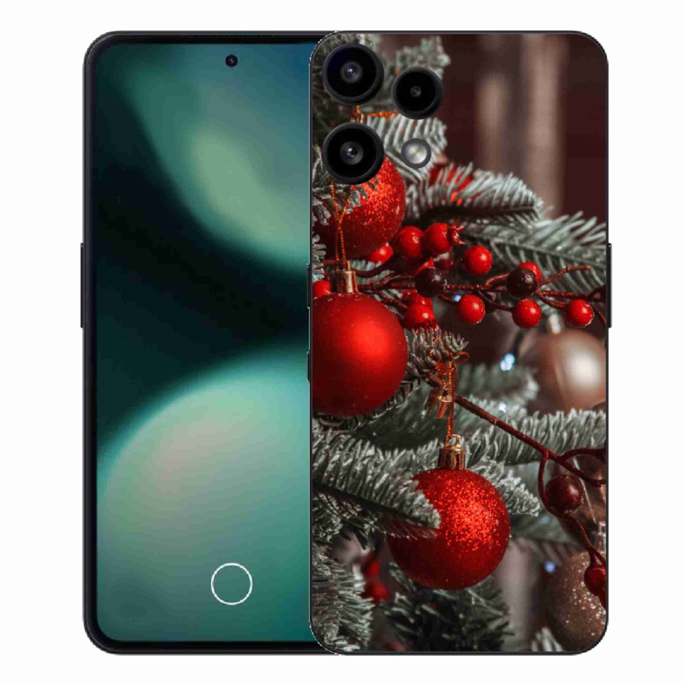 Gélový kryt mmCase na Nothing Phone (3a) Lite - vianočné ozdoby 2