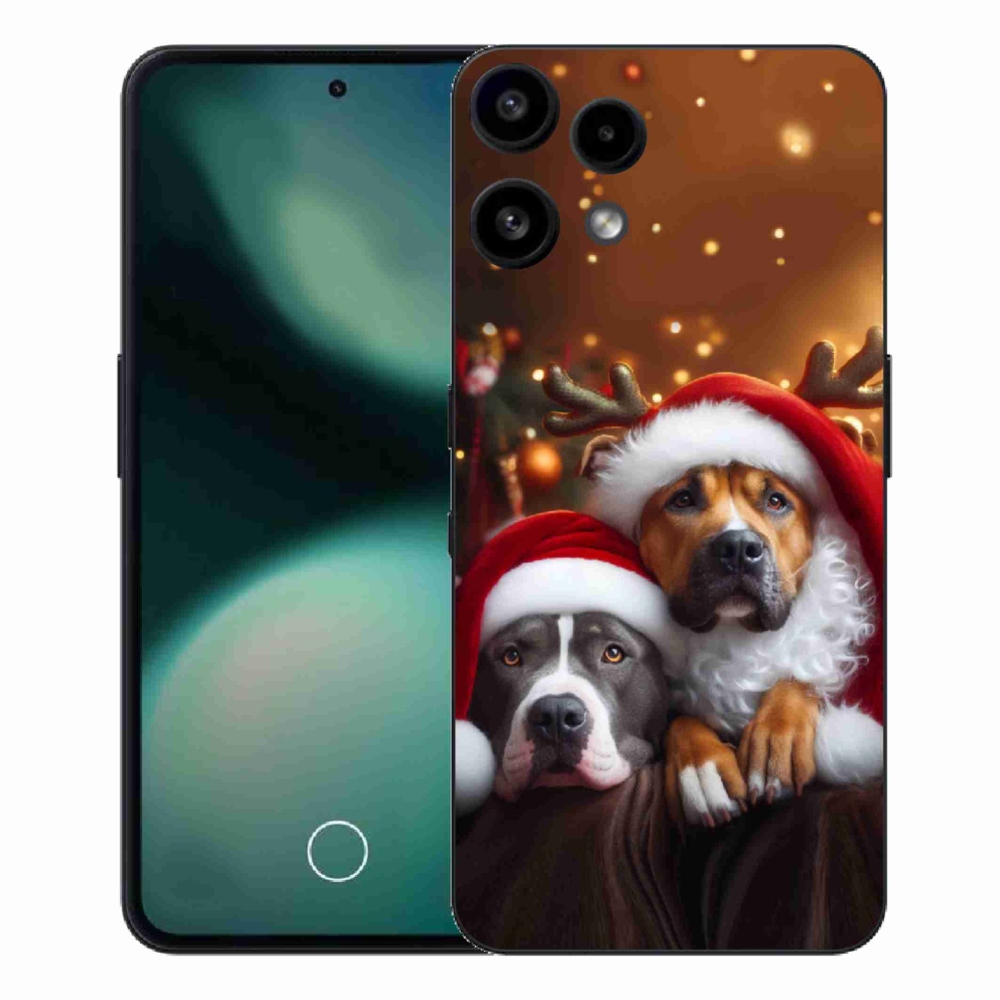 Gélový kryt mmCase na Nothing Phone (3a) Lite - vianočné psy